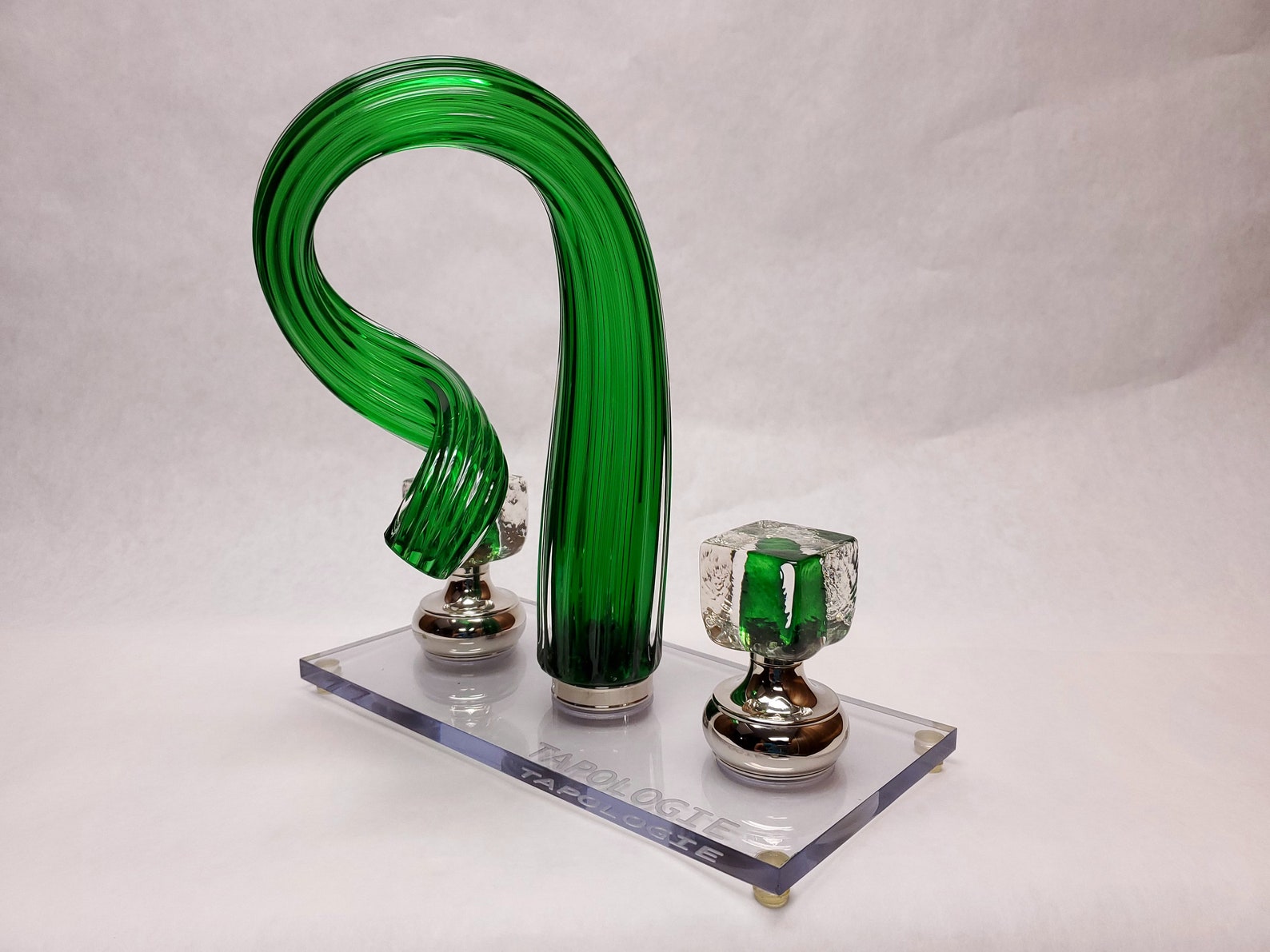 Tapologie. Glass Faucet. Bar Faucet. Wet Bar Faucet. Green Etsy