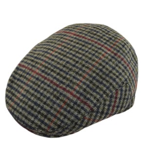 Kids Flat Cap Boys Girls Toddler Children Newsboy Wool Hat 2-12 Years Tartan, Tweed, Herringbone Traditional Vintage Victorian Baker Boy Grey Check