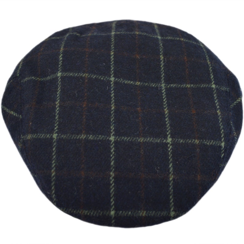 Kids Flat Cap Boys Girls Toddler Children Newsboy Wool Hat 2-12 Years Tartan, Tweed, Herringbone Traditional Vintage Victorian Baker Boy zdjęcie 6