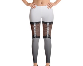 faux garter tights plus size