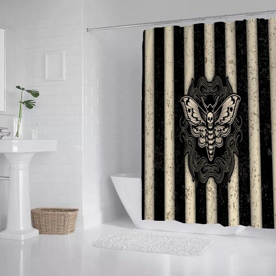 Gothic Bathroom Decor Bat Bath Mat Halloween Decor Victorian Gothic Decor  Halloween Bathroom Gothic Bath Mat Set Haunted House 