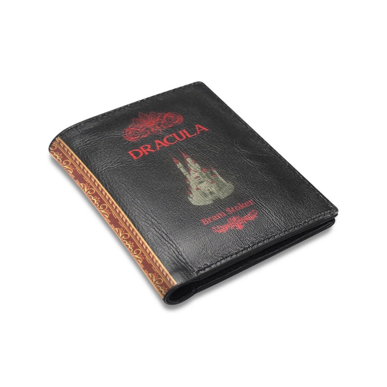 Gothic Book Wallet, Dracula Wallet, Vampire Wallet