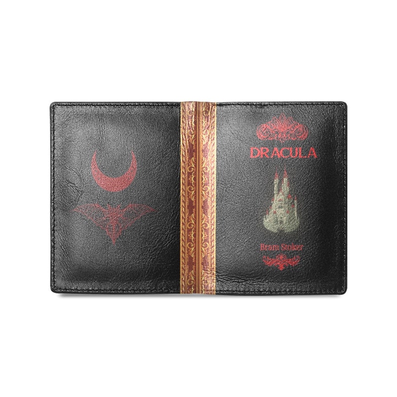 Dracula Wallet Open Book