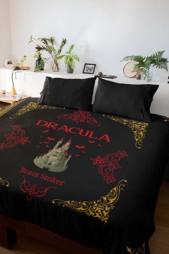 Gothic Bedroom Decor Dark Academia Decor Dracula Duvet Etsy