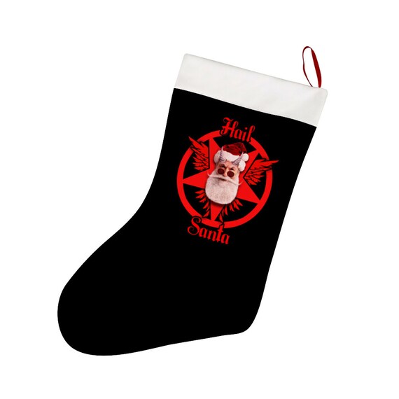 Satanic Christmas Stocking Funny Christmas Stocking Gothic -  Denmark