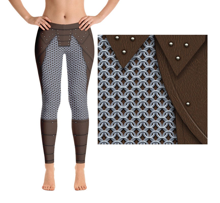 Medieval Chainmail Armor Leggings, Knight Armor Leggings