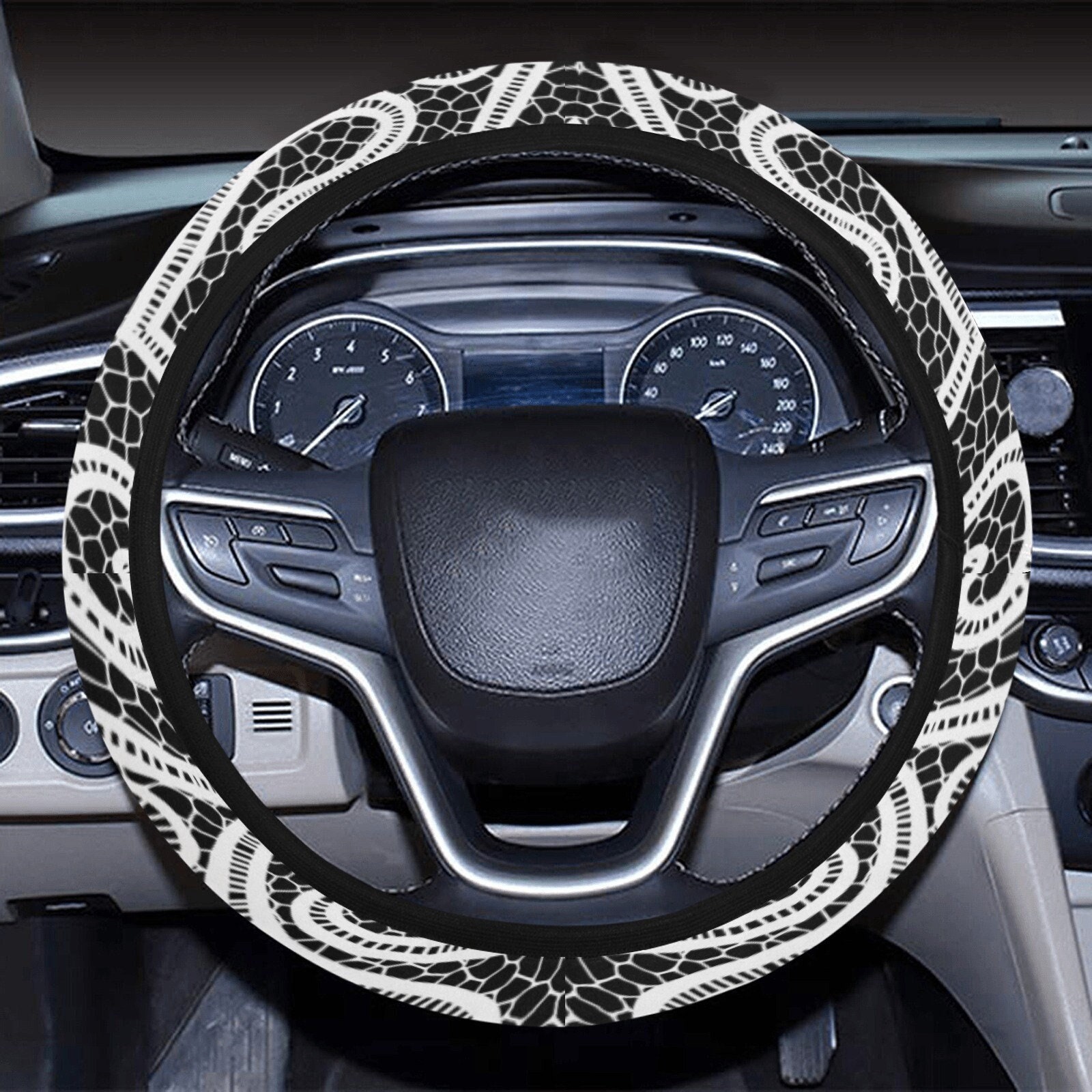 Goth Car Cool Gothic Car Accessories Custom Steering Wheel -    Steering wheel cover, Personalized car accessories, Steering wheel