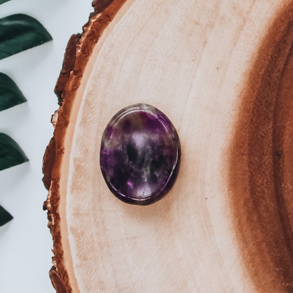 Amethyst Worry Stone | Thumb Stone | Anxiety Stones | Anxiety Gemstones | Anxiety Crystals | Fidget Tool | Stress Relief | Self Care Tools