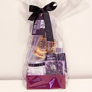 Amethyst Lavender Self Care Set: Calming Bath & Wellness Gift