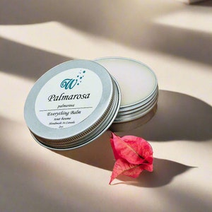 Palmarosa Vegan Body Lotion | All-Purpose Vegan Balm for Stress Relief, Hormonal Balance & Emotional Support