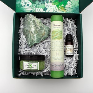 Abundance Box | Abundance Gift Set | Self Care Box | Crystal Kit | Spiritual Gift Box | Manifestation Box | Witch Kit