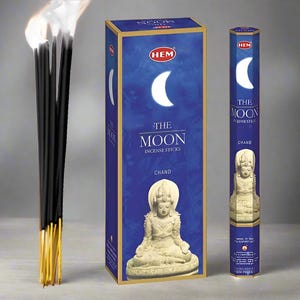 Moon Energy Incense Sticks | Aromatherapy for Full Moon Rituals & Spiritual Cleansing | Moon Incense