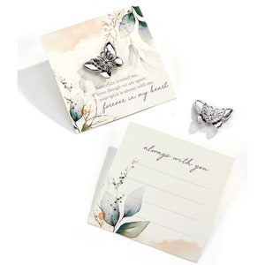 Jeton de message papillon