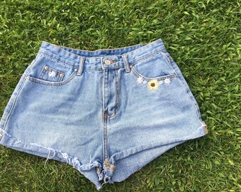 aesthetic jean shorts