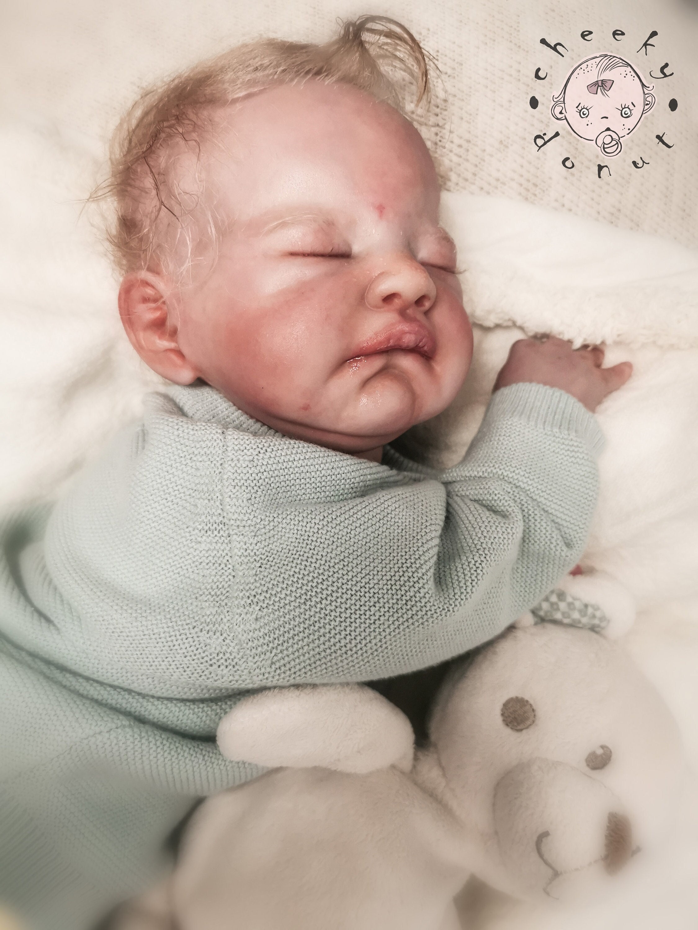 Reborn Baby Boy or Girl August Awake Scuplt by Dawn Mcleod 