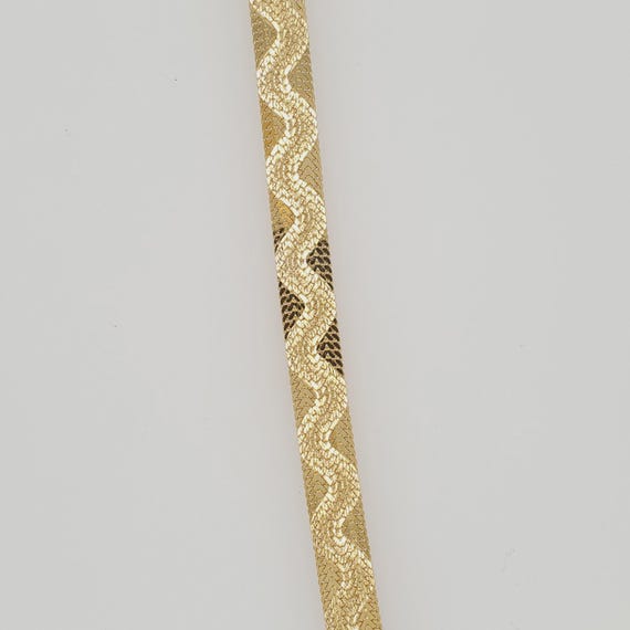 14K Herringbone Bracelet