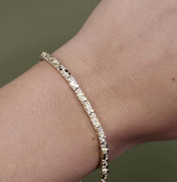 Vintage Solid Gold Bracelet - image 3