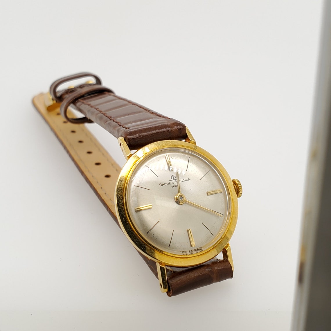 Ladies Vintage 18K Baume Mercier Watch Etsy