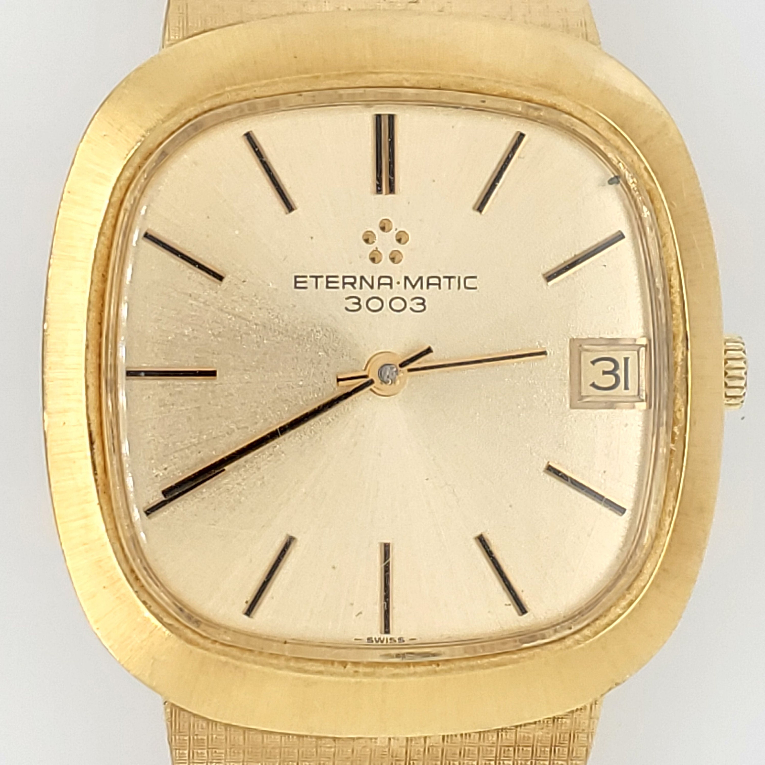 18 Karat Gold Eterna Matic 3003 Watch - Etsy Österreich