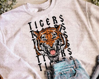 Tiger Mascot PNG, Tiger Sublimation Design DOWNLOAD, Tiger Shirt Design