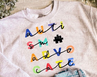 Autism PNG, Autism Sublimation png, Autism Advocate PNG, Autism Mom Sublimation, Special Education png, autism shirt png
