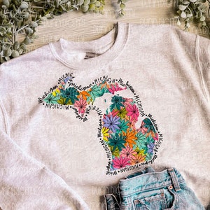 Michigan PNG for Sublimation, Michigan Sublimation Design, Michigan PNG, Michigan Sublimation Download, Lake Michigan PNG