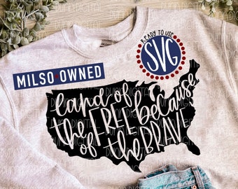 Military SVG, USA SVG, Military Vector Graphic, Home Of The Free svg, Deployment svg, patriotic svg file