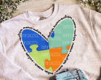 Autism PNG, Autism Sublimation Design, Autism Advocate PNG, Autism Mom Sublimation, Special Education png, autism shirt png