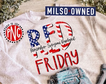RED Friday PNG, RED Friday Sublimation Design, Red Friday Shirt Design, Red Friday Sublimation Download, Einsatz Shirt Design