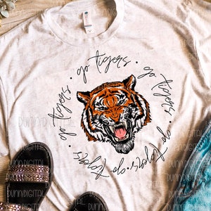 Tiger PNG Sublimation Design DOWNLOAD For Sublimation Transfer, Tiger Pride PNG Graphic Tee Sublimation Shirt Design