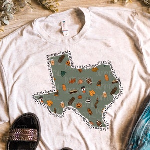 Fall Texas PNG For Sublimation, Texas Sublimation Designs, Texas Fall PNG, Texas Sublimation Designs Download, Dallas Sublimation Design