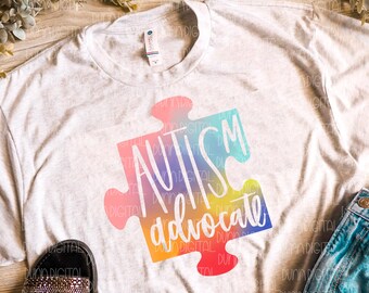 Autism PNG, Autism Sublimation, Autism Advocate PNG, Autism Mom Sublimation, Puzzle Piece png, Special Education png, autism shirt png