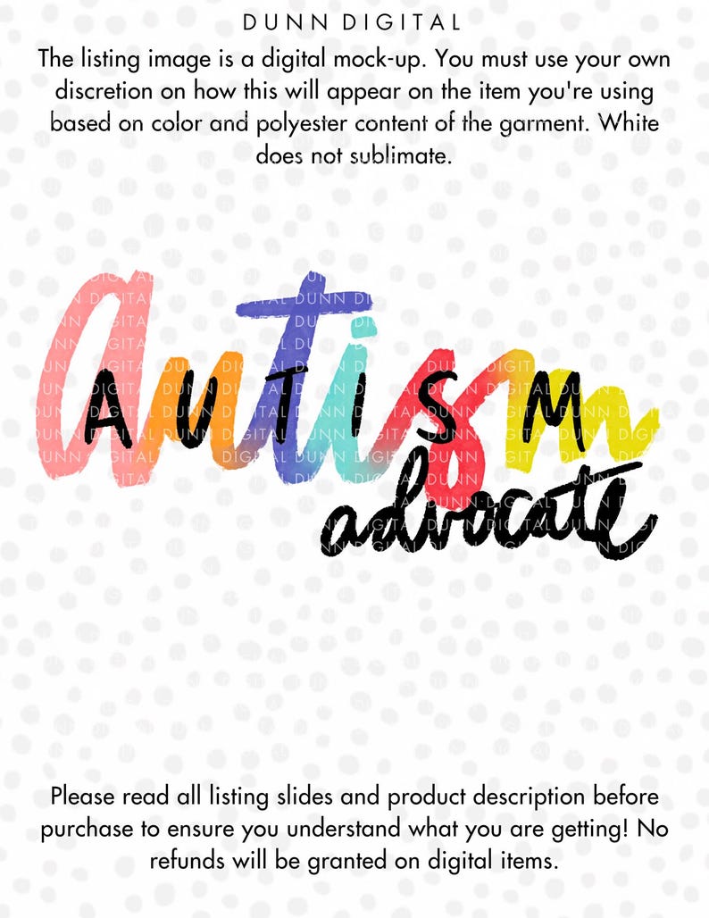 Autism PNG, Autism Sublimation Design, Autism Advocate PNG, Autism Mom Sublimation, Special Education png, autism shirt png image 2