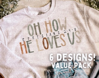 Value Pack Bible Verse PNG, Christian png, Christian Shirt Design png, Bible Verse Sublimation Design DOWNLOAD, Church png, Ephesians png