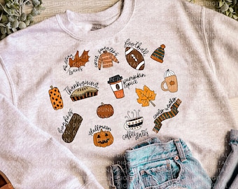Fall PNG, Fall Sublimation, Pumpkin Sublimation Design DOWNLOAD, Autumn Sublimation Download, Pumpkin Spice png