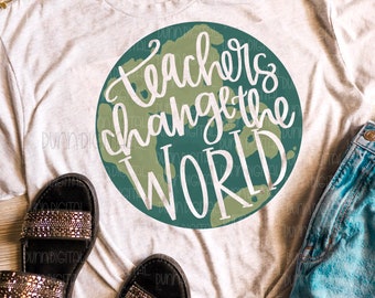 Teacher Sublimation Design DOWNLOAD For Sublimation, Teacher Shirt Design, Printable Teacher PNG, Sublimation Shirt Design