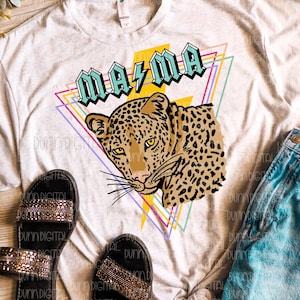 Mama Leopard Rock Band Sublimation Design DOWNLOAD For Sublimation Transfer Digital Shirt Design Graphic Tee Sublimation Shirt Design
