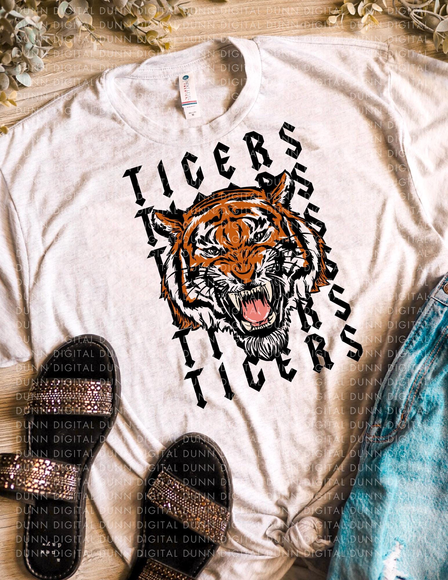 Tiger Mascot PNG, Tiger Sublimation Design DOWNLOAD, Tiger Shirt Design ...