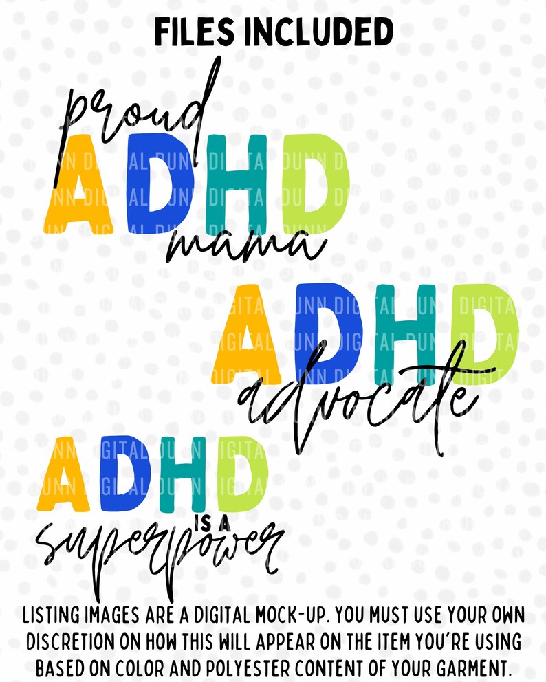 Adhd Png Adhd Sublimation Design Adhd Advocate Png Adhd Mom