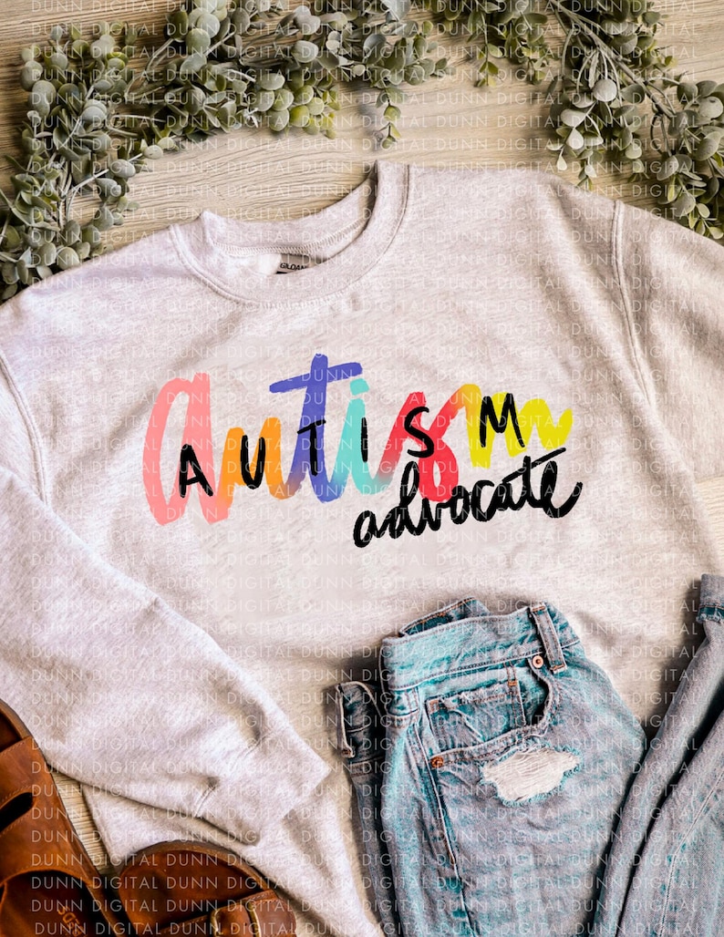 Autism PNG, Autism Sublimation Design, Autism Advocate PNG, Autism Mom Sublimation, Special Education png, autism shirt png image 1