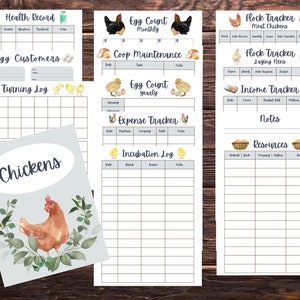 Chicken Journal | Printable Chicken Record Keeping Journal | Chicken ...