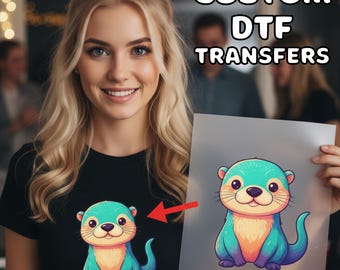 Custom DTF Transfers Gang Sheet DTF Printing Service Custom Iron On Transfer A4 A3 31cm x 100cm Hot Or Cold Peel