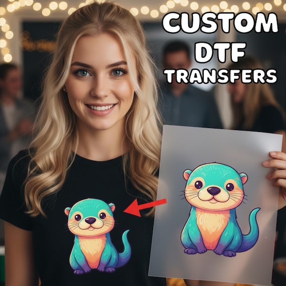Custom DTF Transfers Gang Sheet DTF Printing Service Custom Iron On Transfer A4 A3 31cm x 100cm Hot Or Cold Peel