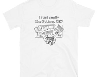 Funny I Just Really Like Python Programming Unisex T-Shirt