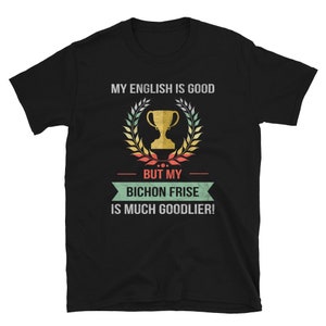 Funny Retro Style Bichon Frise Dog Breed Owner Unisex Shirt Gift