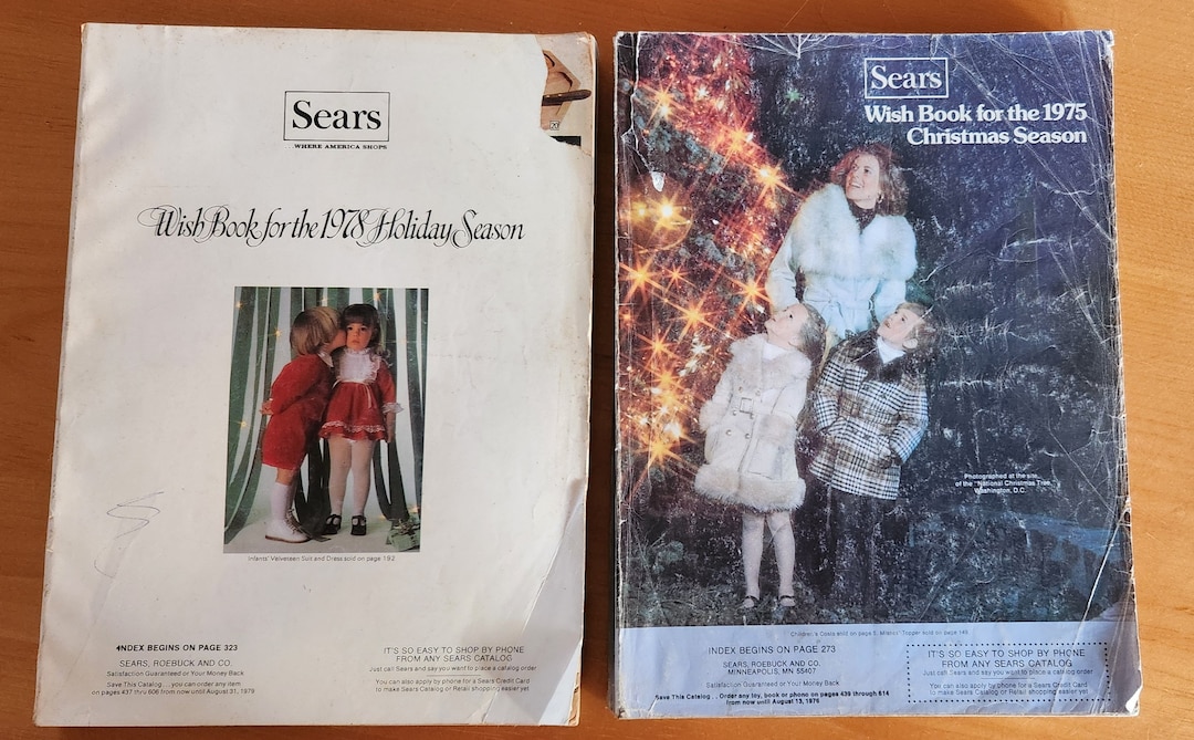 Sears Christmas Wish Book Catalog Etsy