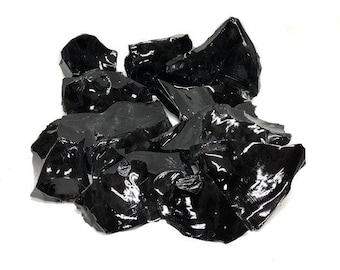 Black Obsidian Spalls (10lbs)