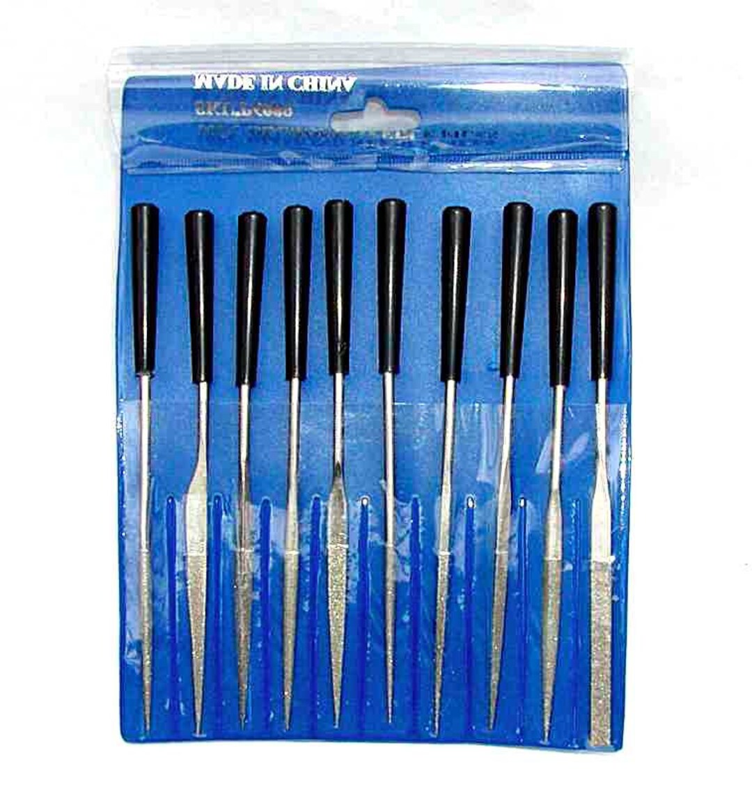 600F Eze Lap Diamond Needle File Set 14cm Overall Length 6 Pce /Select Fine Or Coarse U2013 Collins