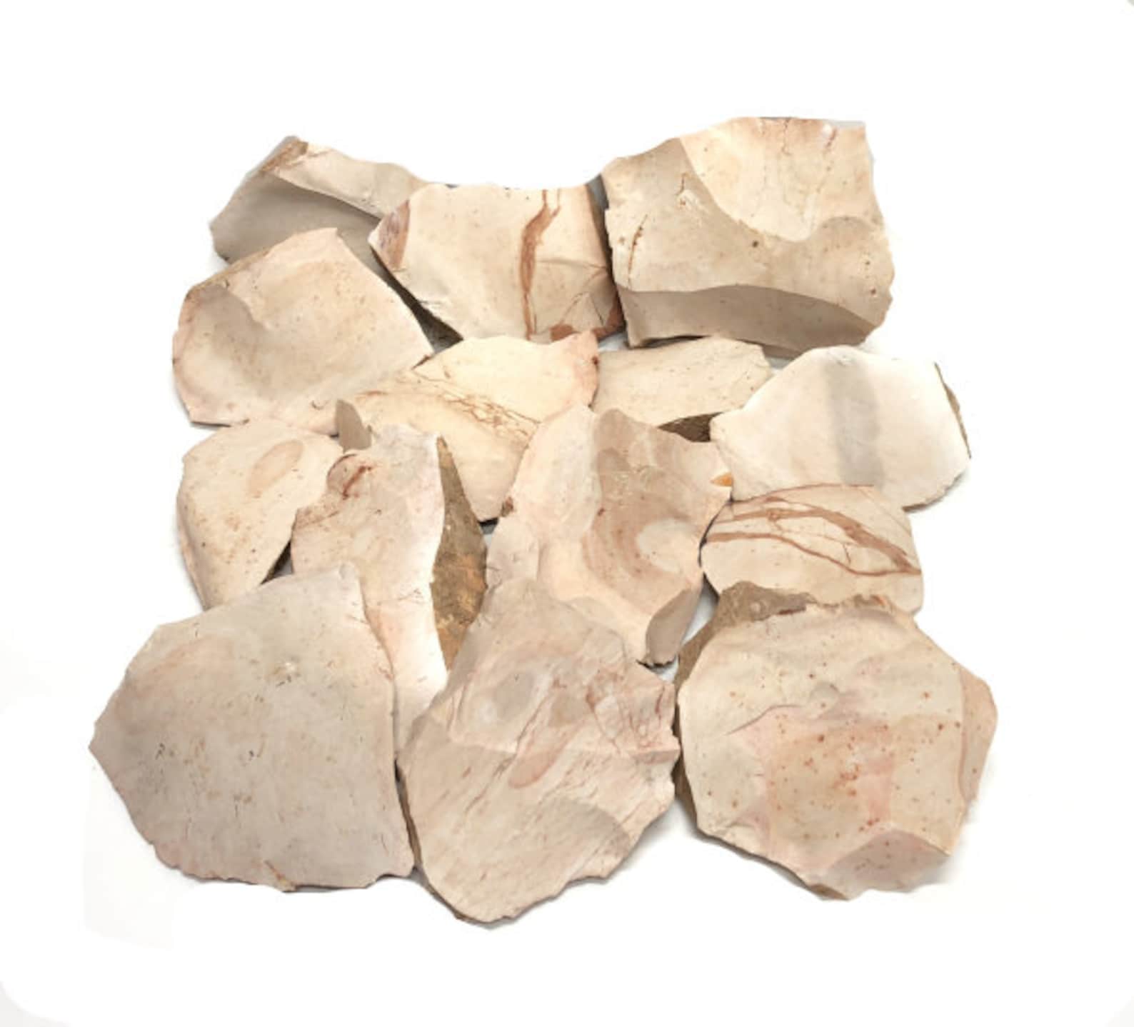 Flint Knapping Stone Keokuk Spalls 10lbs Arrowhead Material Etsy