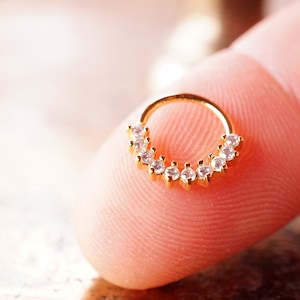 Cartilage Hoop,Cartilage silver,Nose Ring,Nose Hoop,Silver,Gold,Jewelry,Helix Hoops,Mini Hoops,Dainty Hoops,Gemstone,Tiny hoops